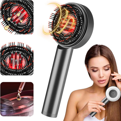 Cepillo Masajeador Cabello Terapia Luz