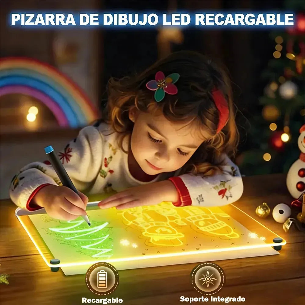 GlowBoard™ LED -Pizarra Magica Luz Led USB